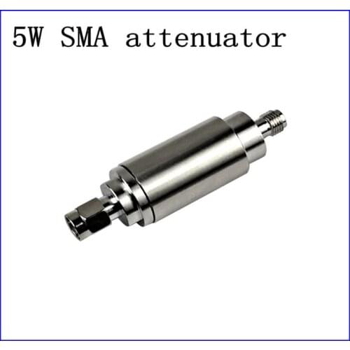 Free shipping 5W SMA-JK RF attenuator , DC to 4GHz,1db,2db.3db,5db,6db,10db,15db,20db, 30dB,40db