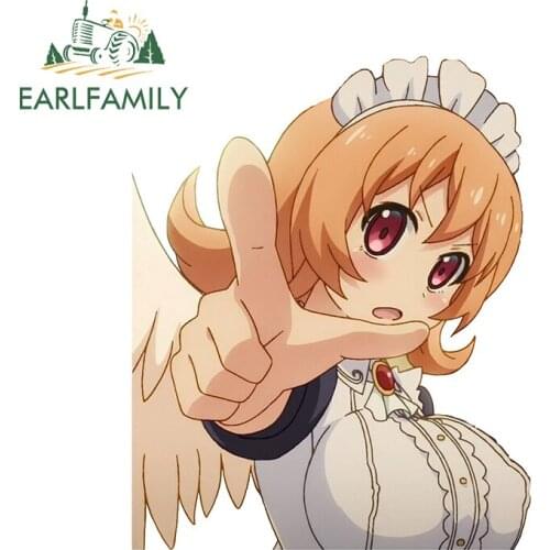 EARLFAMILY 13cm x 10.4cm for Interspecies Reviewers Meidri Anime Funny Decal DIY Car Assessoires Stickers Windshield Waterproof