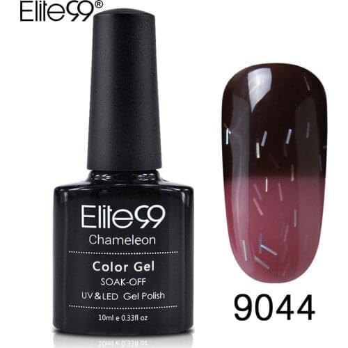 Elite99 10ml Temperature Change Color Gel Polish Color Changing Gel Nail Polish Semi Permanent Nail Polish UV Gel Lacquer Paint