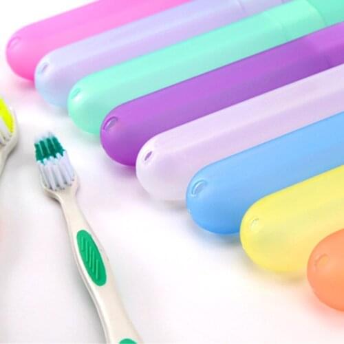 1PC Toothbrush Box Excellent Portable Travel Hiking Camping Toothbrush Holder Case Box Tube Cover Protect Bathroom Organizer Box