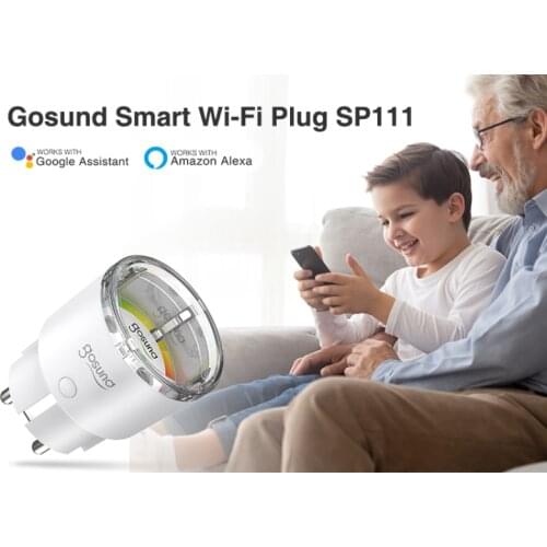 Gosund WiFi Mimi Smart Plug High Quality SP111 EU Socket Remote Control For Alexa Google Home No Hub Required Smart Home