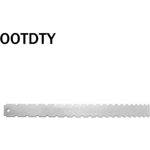 Guitar Neck Notched Straight Edge Luthiers Tool for Most Electric Guitars Frets