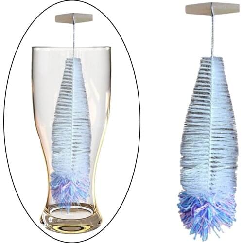 Long Narrow Neck Bottle Cleaning Water Bottle Cleaner 32cm for Washing Cups, Flasks, Glassware