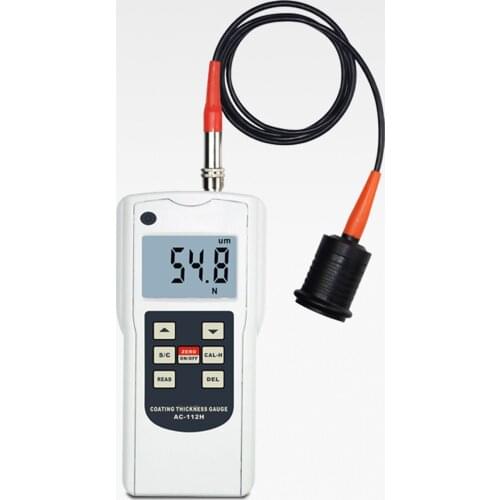 Portable Coating Thickness Gauge 0-12mm 0.01mm / 0.1mm AC-112H Paint Thickness meter
