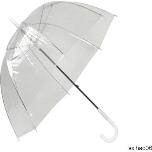 20piece / batch New transparent mushroom umbrella with plastic uv-resistant stem