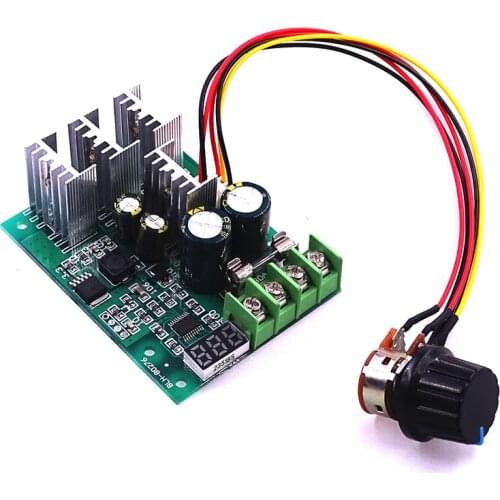 DC 6-60V 30A Voltage Regulator Adjustable PWM Motor Speed Regulator Controller 12V 24V 36V Power Controller