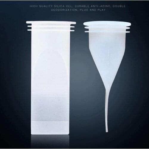 Toilet Sewer Deodorant Cover Seal Ring Floor Drain Odor Proof Silicone Inner Core