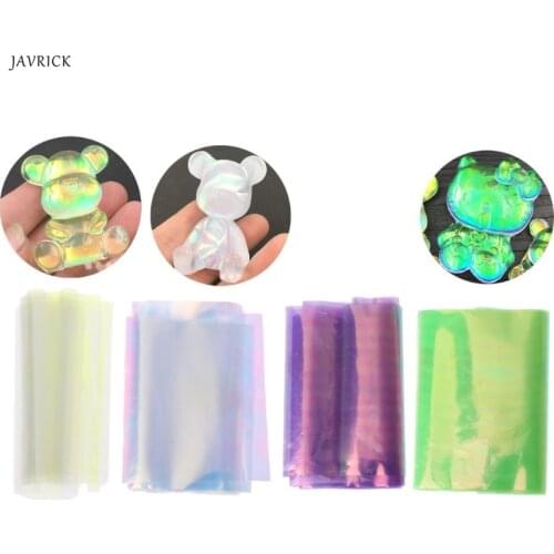 Laser Aurora AB Effect Reflective Mirror Paper DIY Epoxy Resin Jewelry Fillings