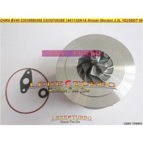 Turbo Cartridge CHRA BV40 53039880268 53039700268 14411-3XN1A 14411 3XN1A 144113XN1A For Nissan Murano 2.5L DCi 08 YD25DDT 140KW