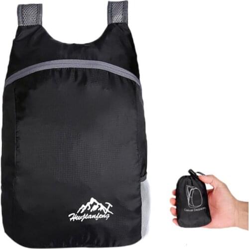 Outdoor Polyester Backpack Portable Camping Hiking Travel High Capacity Daypack Leisure Sport Duffel Bag