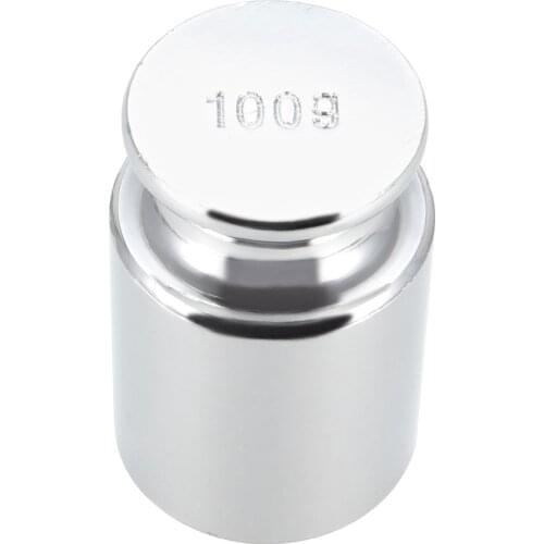 Uxcell Gram Calibration Weight 1kg M1 Precision Chrome Plated Steel for Balance Scales 100g
