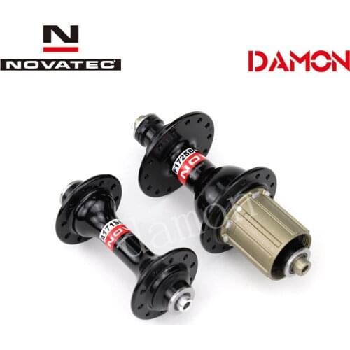 Novatec A171SB F172SB Road Bike Hubs With Quick Release V Brake Aluminum Alloy 20 24 28 32 36 Holes Black Red Silver 8/9/10/11S