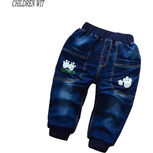 2017 Spring&autumn baby pants High quality fashion boys jeans baby boy pants 0-3 year Harem pants Casual trousers Children Wit