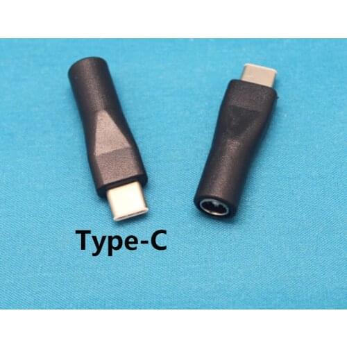 10pcs Type-C Jack Adapter 5.5*2.1mm Converter Conversion Head Mother Female Turn to Type-C Male Power Adaptor Supply