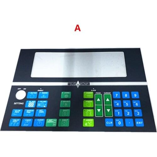 Tsudakoma PUSHEN CHANGLING RIFA XIANYANG Air jet loom accessories High quality ZA205 operation panel adhesive press film