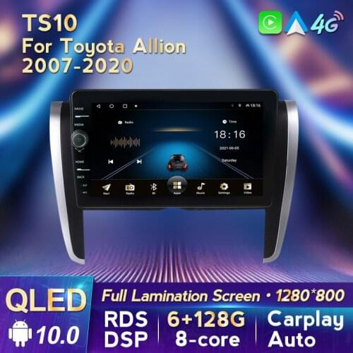 MLOVELIN Carplay DSP Android Auto QLED Screen For Toyota Allion T260 2007 - 2020 Car Radio Multimedia Video Player