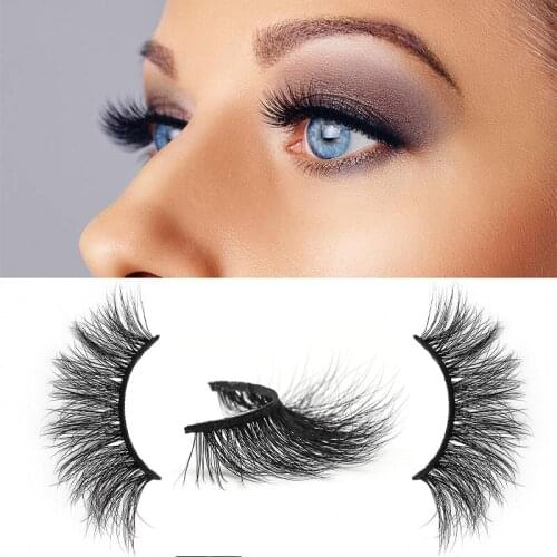 BOBILASH 1Pair 3D Mink Lashes Natural Thick Long False Eyelashes for professionals soft Lashes Makeup Tools