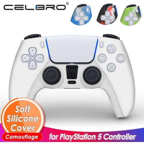 For PS5 Controller Case Accessories Shell Camo Coque for Sony PS5 Playstation 5 Skin Protective Cover Anti-slip Slim Protection