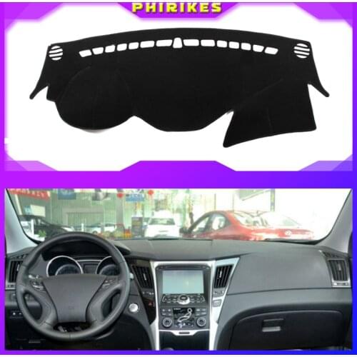 For Hyundai Sonata I45 2009-2014 Capter 2010-2013 Car Dashboard Cover Dashmat Dash Mat Pad Sun Shade Dash Board Cover Carpet
