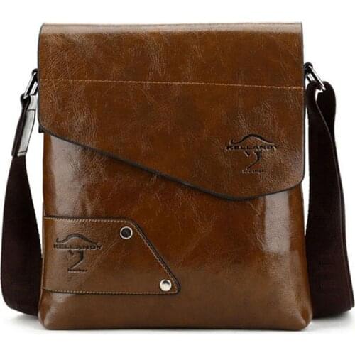 Men bag 2021 famous designer Kangaroo high quality men messenger bag dollar price luxury top pu leather bag men Briefcase V6