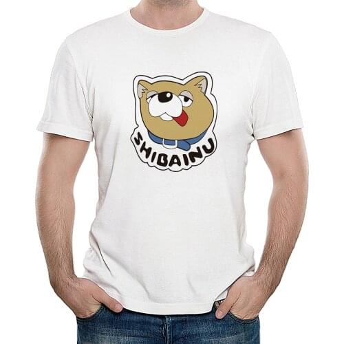 The Way of the Househusband T Shirt Gokushufudo Tatsu Short-sleeved Cute Shiba Inu SHIBAINU T-shirt Cosplay Costume Daily Casual