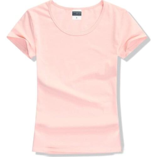 T Shirt Women Casual T-shirt Short Sleeve Tshirt Cotton O-neck Tee Tops Womens New Fashion T Shirts Brand Clothing Tops