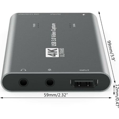 HDMI Capture Card, USB 3.0 4K Audio Video Capture Device, HDMI to USB Video Capture Card, GUERMOK USB 3.0 Audio