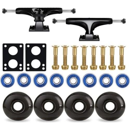 52mm Skateboard Wheel,5.0 Skateboard Truck,ABEC-11 Skateboard Bearing,Skateboard Riser Pad,Skateboard Hardware