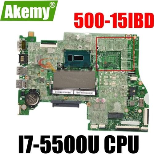 Akemy LT41 MB 14217-1M Laotop motherboard for Lenovo YOGA 500-15IBD FLEX3-1570 (15 inch) original mainboard I7-5500U GM