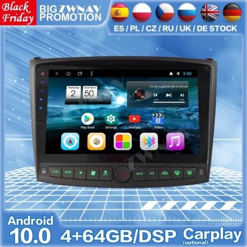 128G Android Radio Receiver For Lexus IS250 300 2006 2007 2008 2009 2010 2011 2012 Car Auto Audio Stereo Video Player Head Unit