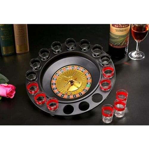Bar KTV party Russian roulette wine set Roulette turn music game turntable wine makes fun of drinking toys