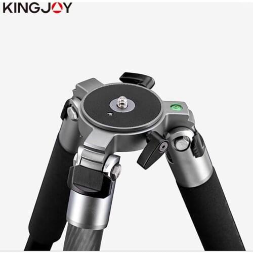 KINGJOY Official K4007/K4207 Heavy Duty Professional Tripod Carbon Fiber Video Camera Tripod Stand For All Models Movil SLR DSLR