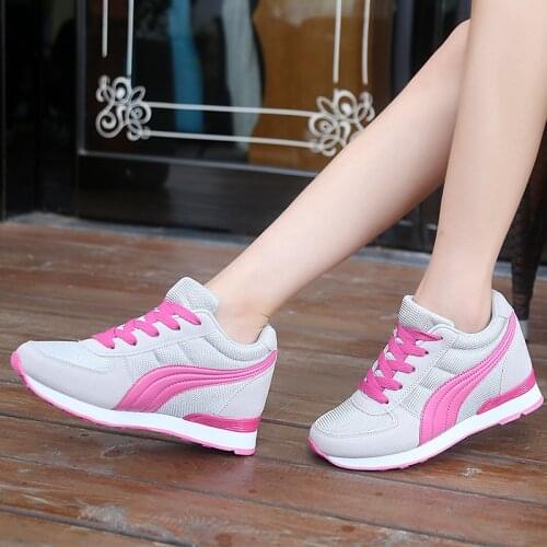 High Heel Sneakers Women Shoes Autumn Fashion Sneakers Brand Women Luxury Sneakers Women Female+shoes Zapatillas Mujer Casual