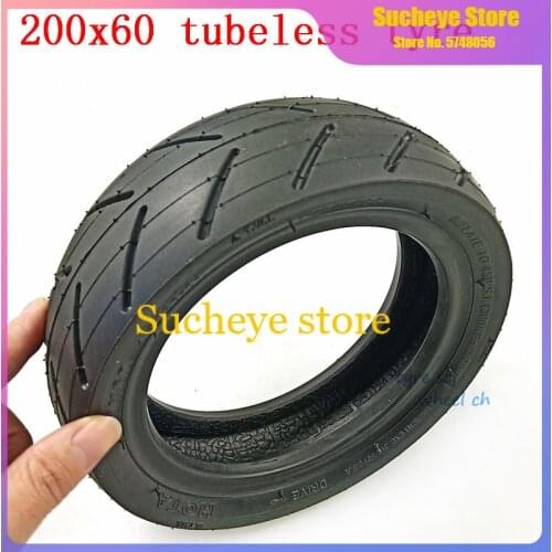 High Quality 200x60 Electric Scooter Tubeless Tire Explosion-proof Tire 8 Inch 200*60 Vacuum Tire