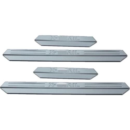 High quality stainless steel Scuff Plate/Door Sill Protector Sticker Car Styling For 2014-2018 NISSAN X-TRAIL
