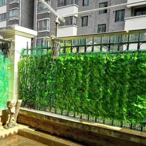 Privacy Fence Roll Wall Landscaping Fence Privacy Fence Screen Outdoor Garden Backyard Balcony Fence Privacy Artificial Leaf