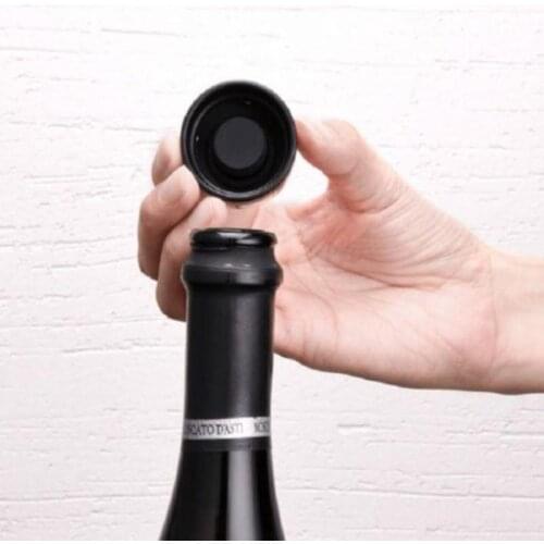 1pc Wine Champagne Stopper Silicone Sealer Leak-proof Bottle Cap Wine Champagne Cork Stopper Kitchen Bar Tools Barware