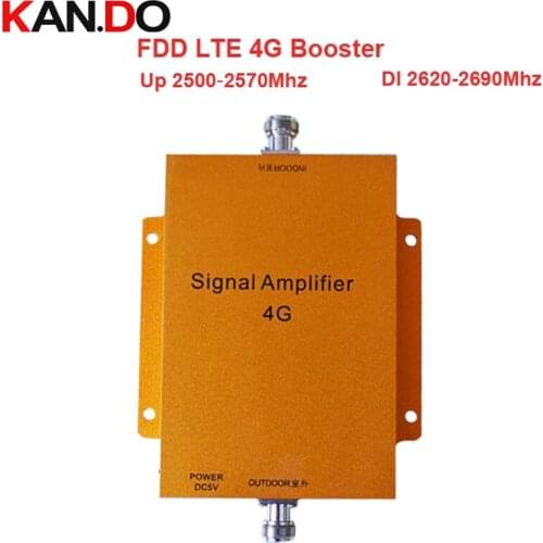 4G repeater band 7 55dbi LTE booster FDD LTE repeater 4G signal booster 4G 2500-2570mhz 2620-2690mhz booster LTE 4G booster