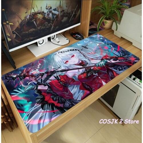 Arknights Skadi the Corrupting Heart Anime Large Mouse Pad PC Gaming Mice Mat Desk Laptop Keyboard Mat Playmat Decorate Gifts