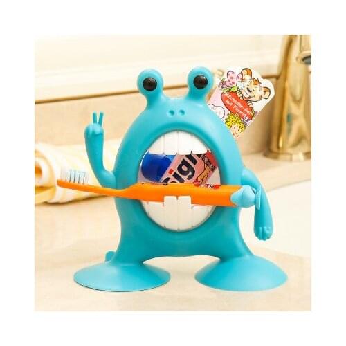 Toothpaste Dispenser & Toothbrush Holder Children Suction Cup Set