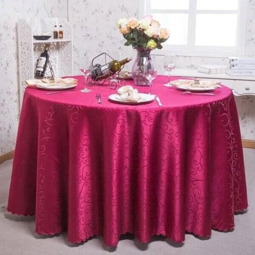 Europe style home tablecloths printed nappe ronde blanche table cloth overlay crochet tablecloth banquet mantel de mesa
