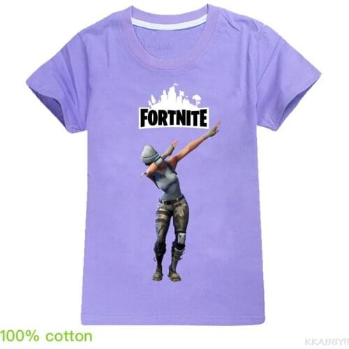 Fortnites New Boys Girls T Shirt Summer cotton Kids Tops Cartoon Graphic Tees Children T shirt