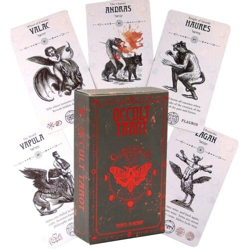 Occult Tarot taroThe Nightmare Before Christmas of Divine Table Game Cards Oracle 7 Energies Spellcasting Decameron Hoodoo Board