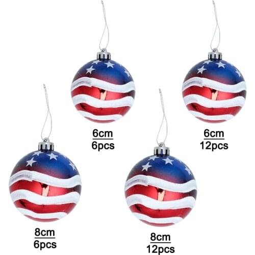 Ing Ball Ornaments Independence Day Memorial Day Party Decor