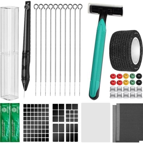 Atomus Manual 3D Tattoo Pen Tattoo Kit DIY Tattoo Supply Tattoo Grommets Ink Cups & Needles Set for Tattoo Artists Tattoo Tool