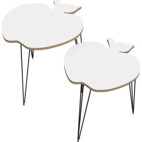 Modern Larose Zigon Coffee Table Faye Gray 2 Li (45*35*25-40*30*20) rectangle coffe table