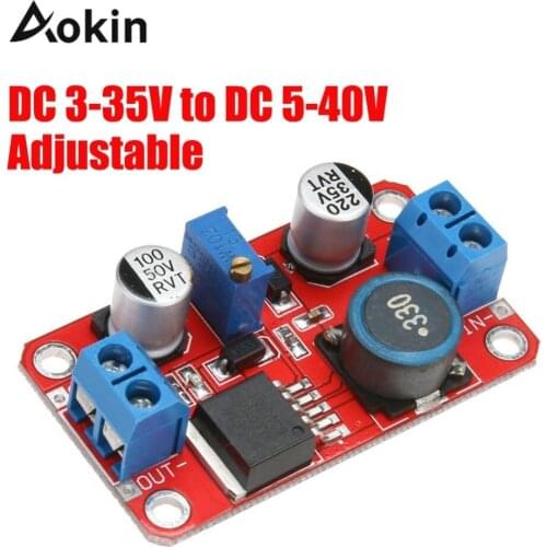 XL6019 Automatic step-up Dc-Dc Adjustable Converter Power Supply Module 3-35V to 5-40V 5A Max
