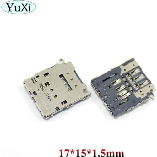 YuXi For Samsung Galaxy E5 E7 A8 S6 Edge S6 Edge+ A9 G920 G920F G925 SIM Card Tray Slot Holder Socket Connector Jack Plug Repair