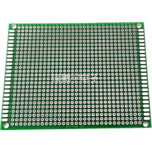 10pcs/lot 7x9 7*9cm Double Side Prototype PCB Tinned Universal Board Experimental Plate Circuirt Hole Bread Board