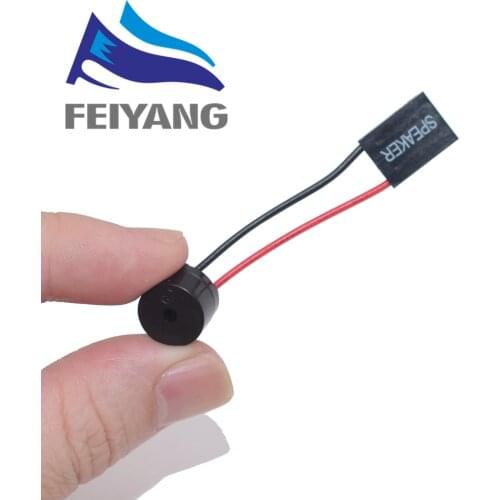 100PCS Mini Plug Speaker For PC Interanal BIOS Computer Motherboard Mini Onboard Case Buzzer Board Beep Alarm NEW